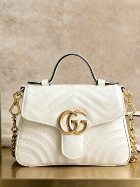 Gucci GG Marmont Mini Top Handle Bag